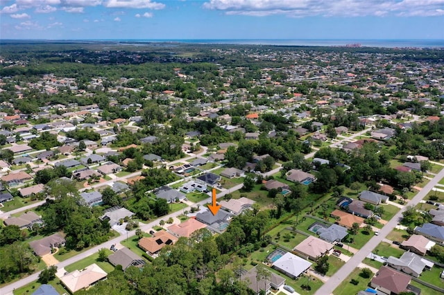 aerial view of property and surrounding area