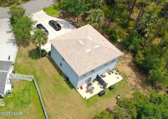 view of subject property
