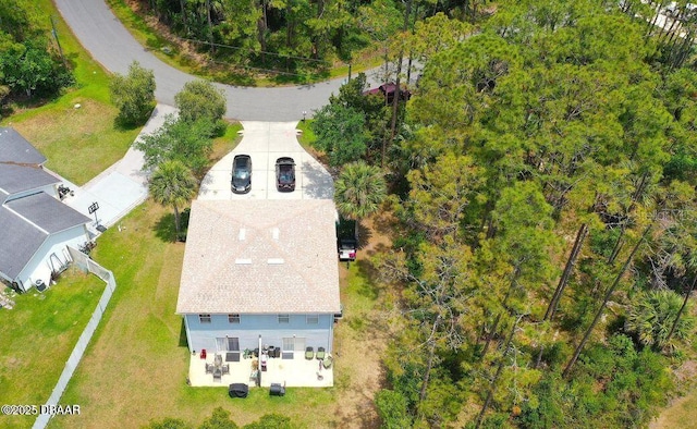 view of subject property