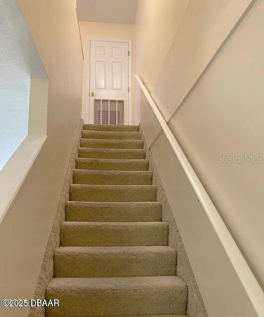 view of stairway