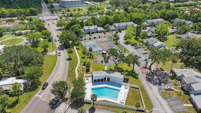 1502 Deer Springs Rd, Port Orange, FL 32129 - bird's eye view of a pool