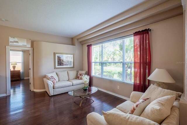 30 Westridge Ln, Palm Coast, FL 32164 - living room featuring wood finished floors and baseboards