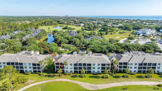 200 Riverfront Dr Unit B204, Palm Coast, FL 32137 - bird's eye view of a large body of water, a local golf course, and apartment complex