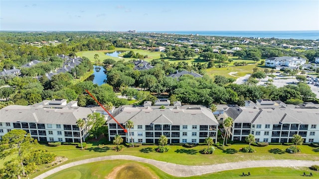 200 Riverfront Dr Unit B204, Palm Coast, FL 32137 - drone / aerial view of a large body of water, a local golf course, and apartment complex / building