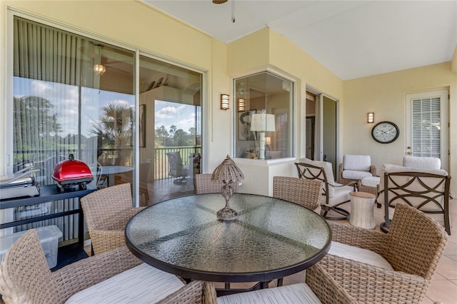 200 Riverfront Dr Unit B204, Palm Coast, FL 32137 - sunroom with tile patterned floors