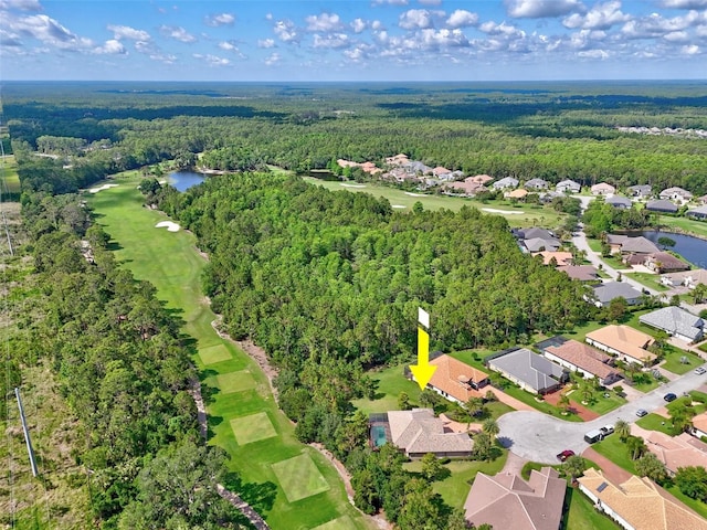 716 Woodbridge Ct, Ormond Beach, FL 32174 - aerial view of property's location featuring a forest, a nearby body of water, nearby suburban area, and a golf club