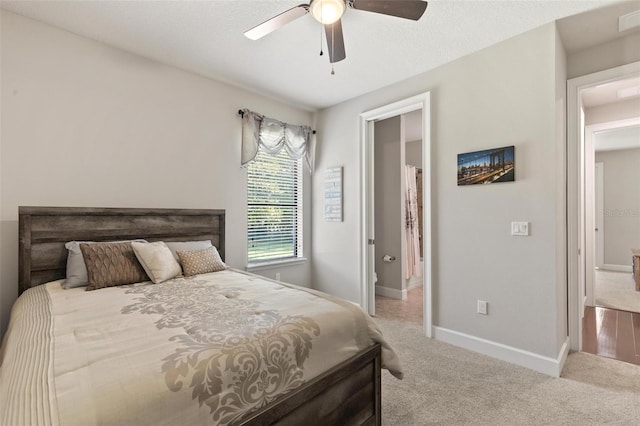 716 Woodbridge Ct, Ormond Beach, FL 32174 - carpeted bedroom featuring baseboards and ceiling fan