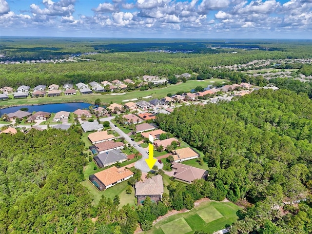 716 Woodbridge Ct, Ormond Beach, FL 32174 - view of property location featuring a heavily wooded area, a nearby body of water, nearby suburban area, and a golf course