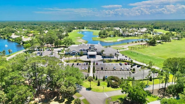 716 Woodbridge Ct, Ormond Beach, FL 32174 - aerial view of a nearby body of water and a golf club