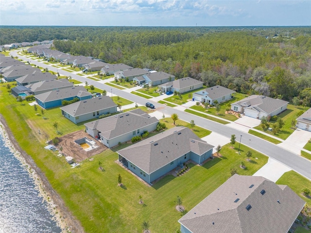 2840 Monaghan Dr, Ormond Beach, FL 32174 - aerial view of residential area featuring a heavily wooded area