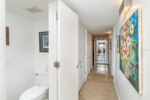 2900 Coastal Hwy Unit 1, Saint Augustine, FL 32084 - corridor with concrete floors and baseboards