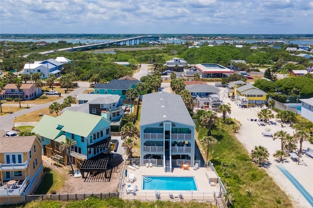 2900 Coastal Hwy Unit 1, Saint Augustine, FL 32084 - aerial view of residential area with a pool area and a notable bridge