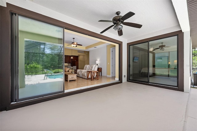27 Bay Ct, Ormond Beach, FL 32174 - view of patio featuring a ceiling fan