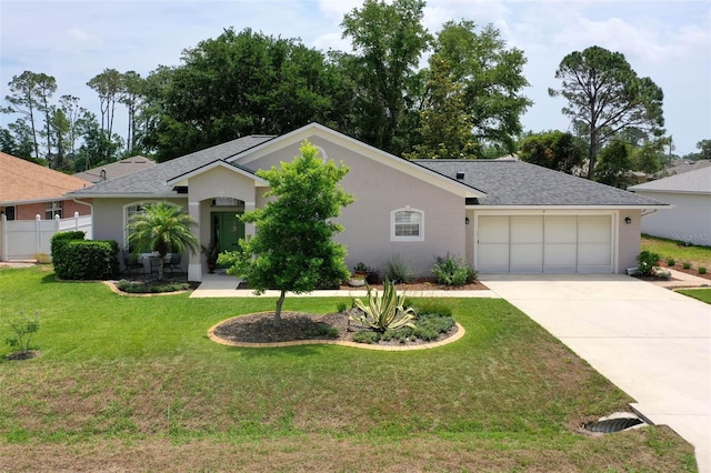 11 Roxboro Dr, Palm Coast, FL 32164 - single story home with a garage, driveway, stucco siding, and a shingled roof