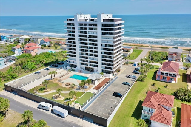 1601 N Central Ave Unit G10, Flagler Beach, FL 32136 - drone / aerial view of a nearby body of water and a pool