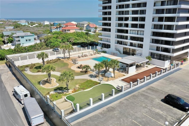 1601 N Central Ave Unit G10, Flagler Beach, FL 32136 - drone / aerial view of a pool area