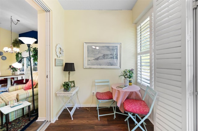 33 Veranda Way Unit 33, Palm Coast, FL 32137 - sitting room with wood finished floors and baseboards