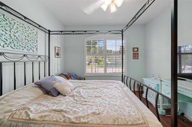 33 Veranda Way Unit 33, Palm Coast, FL 32137 - bedroom featuring wood finished floors and a ceiling fan