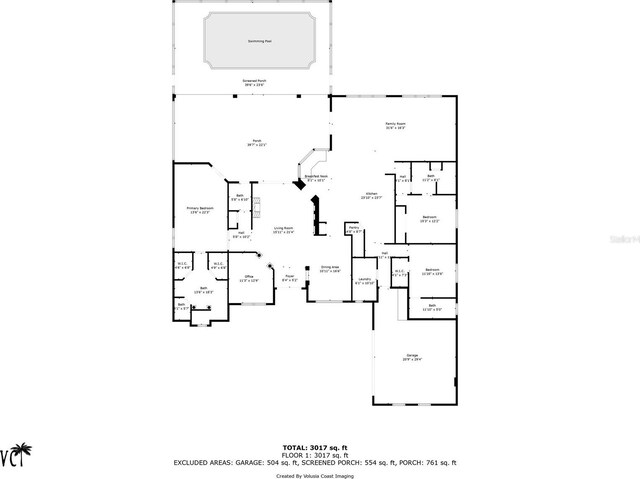 568 Luna Bella Ln, New Smyrna Beach, FL 32168 - home floor plan