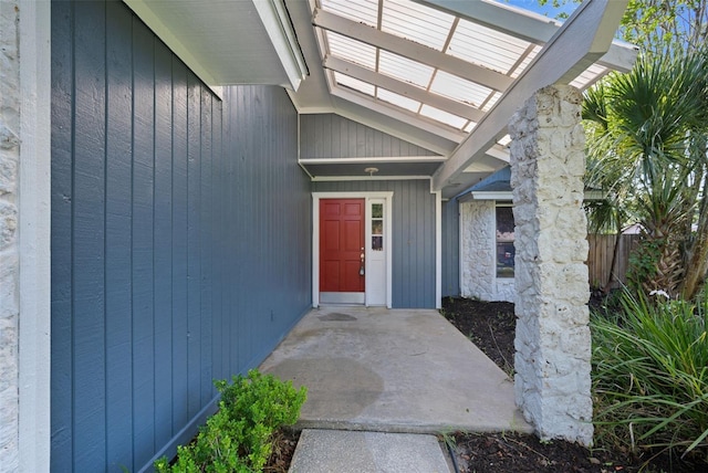 1317 Northside Dr, Ormond Beach, FL 32174 - entrance to property with a pergola