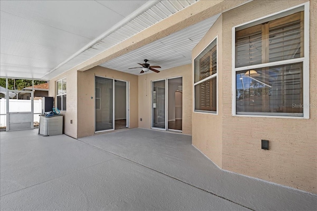 100 Point Pleasant Dr, Palm Coast, FL 32164 - view of patio featuring ceiling fan