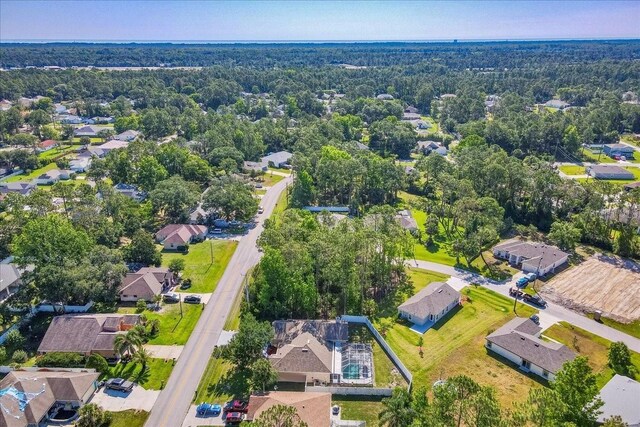 100 Point Pleasant Dr, Palm Coast, FL 32164 - aerial view of residential area featuring a forest