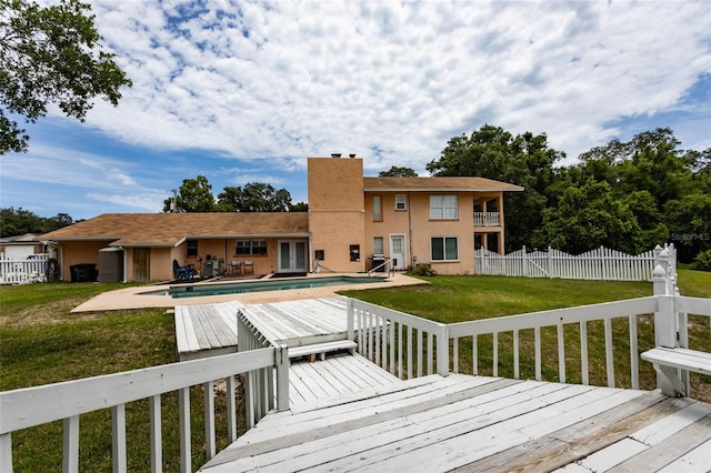 5009 Shore Dr, Saint Augustine, FL 32086 - deck featuring french doors and a patio