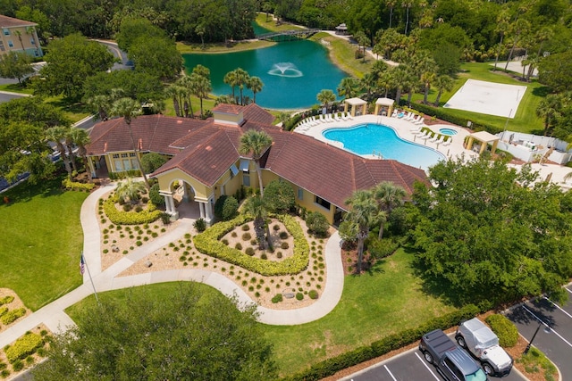 600 Canopy Walk Ln Unit 634, Palm Coast, FL 32137 - view of subject property featuring a large body of water and a pool area