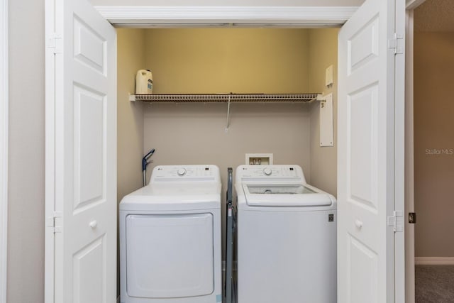 600 Canopy Walk Ln Unit 634, Palm Coast, FL 32137 - laundry room featuring washer and dryer and baseboards
