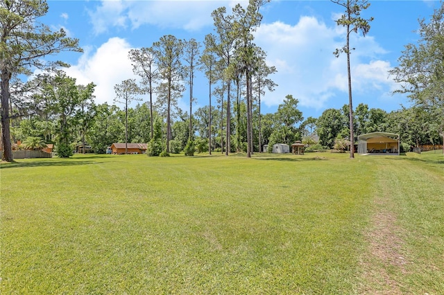 1466 Arena Rd, Fleming Island, FL 32003 - view of grassy yard with view of scattered trees