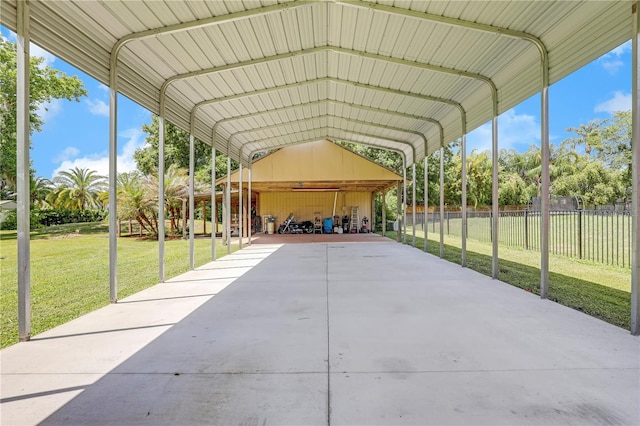 1466 Arena Rd, Fleming Island, FL 32003 - view of car parking featuring a carport