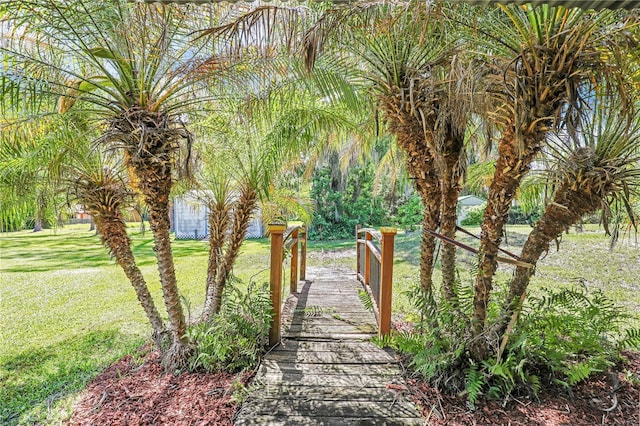 1466 Arena Rd, Fleming Island, FL 32003 - surrounding community featuring a lawn