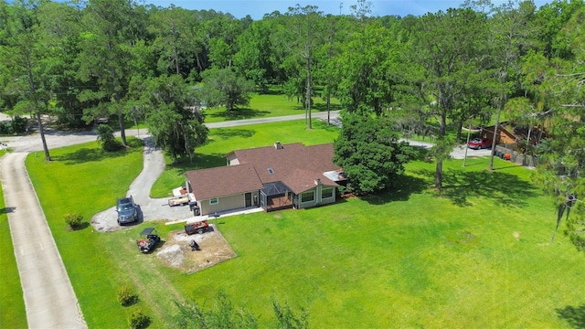 1466 Arena Rd, Fleming Island, FL 32003 - view from above of property with a forest
