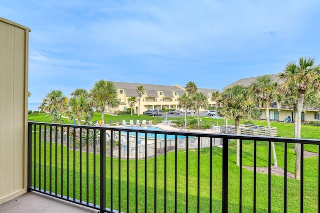 8550 A1A S Unit 323, Saint Augustine, FL 32080 - balcony featuring a residential view and view of pool