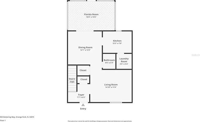 503 Kettering Way, Orange Park, FL 32073 - home floor plan