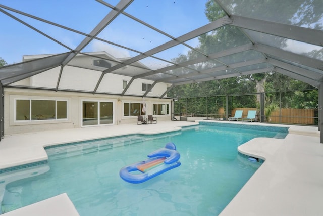 3 Cole Pl, Palm Coast, FL 32137 - view of swimming pool with a patio area and a lanai