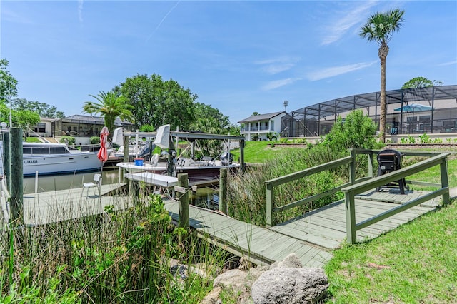 4 Contee Ct, Palm Coast, FL 32137 - dock featuring a water view