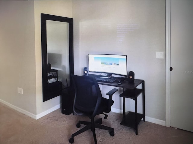 4 Contee Ct, Palm Coast, FL 32137 - carpeted office featuring baseboards