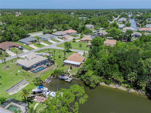 4 Contee Ct, Palm Coast, FL 32137 - aerial perspective of suburban area with a nearby body of water