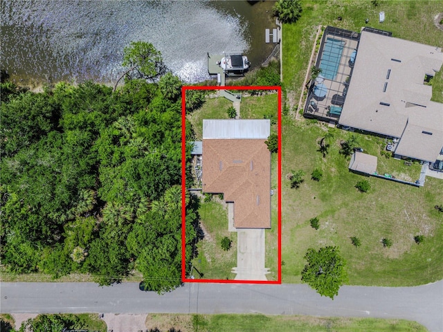 4 Contee Ct, Palm Coast, FL 32137 - aerial view of property's location with property parcel outlined