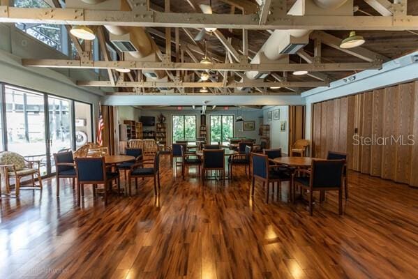9 Masters Ct, Palm Coast, FL 32137 - dining area with wood finished floors