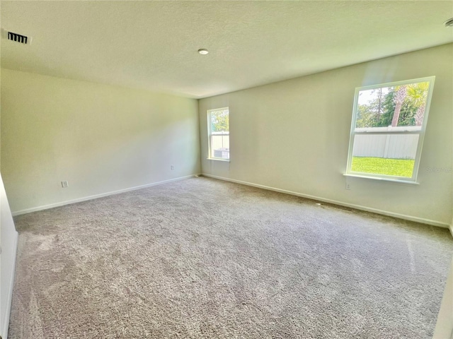 60 SW Waverly Ln, Palm Coast, FL 32164 - carpeted spare room featuring baseboards and a textured ceiling