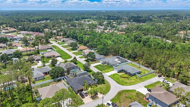 70 Esperanto Dr, Palm Coast, FL 32164 - aerial view of residential area with a forest