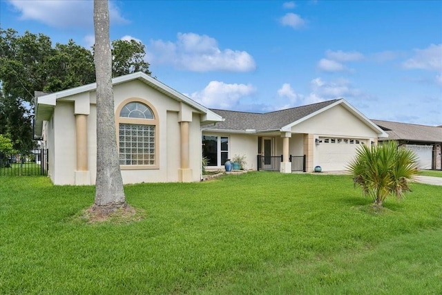 16 S Claymont Ct S, Palm Coast, FL 32137 - ranch-style house with an attached garage, stucco siding, and driveway