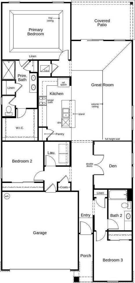 97 Waverly Ln, Palm Coast, FL 32164 - property floor plan