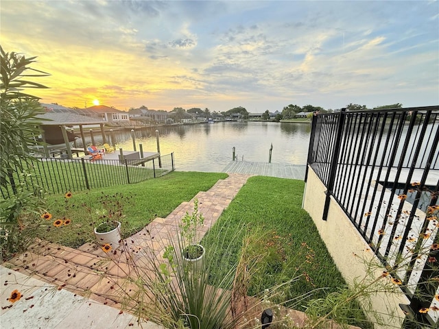 9 Cotton Ct, Palm Coast, FL 32137 - dock featuring a water view