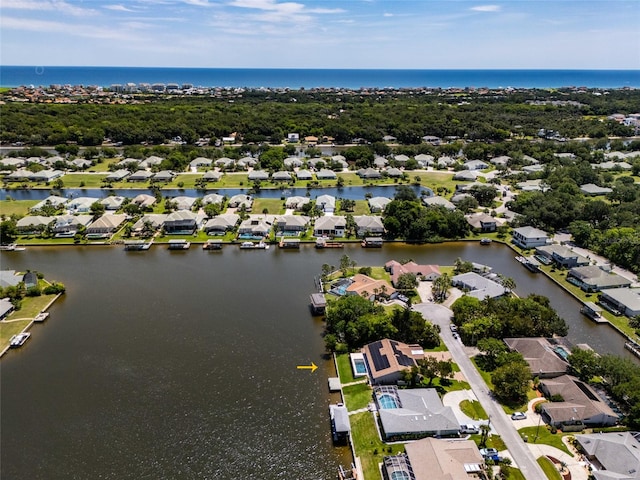 9 Cotton Ct, Palm Coast, FL 32137 - aerial view of property's location with a nearby body of water and nearby suburban area