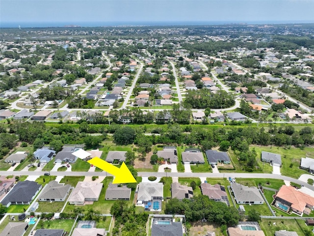 80 Flemingwood Ln, Palm Coast, FL 32137 - aerial view of property and surrounding area featuring nearby suburban area
