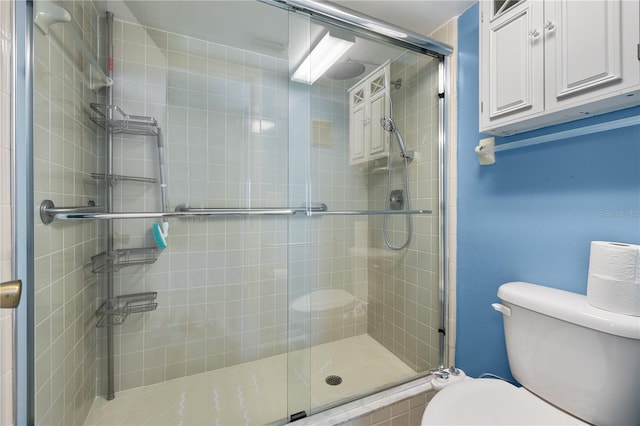1 Tomoka Oaks Blvd Unit 135, Ormond Beach, FL 32174 - bathroom with toilet and a stall shower