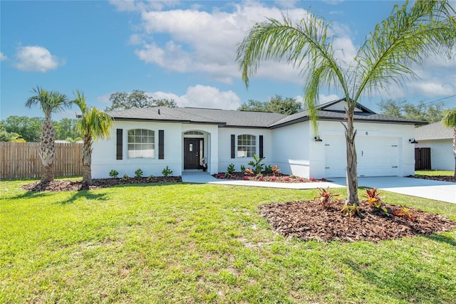 8 Zelda Ct, Palm Coast, FL 32164 - single story home with driveway, an attached garage, and stucco siding